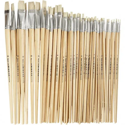 Nature Line Penslar, L: 27,5-33 cm, B: 5-19 mm, platt, 64 st./ 1 förp.