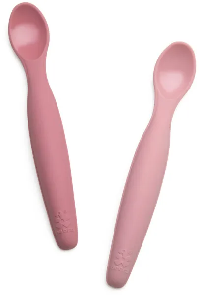 Silikon skedset, lång - blossom pink